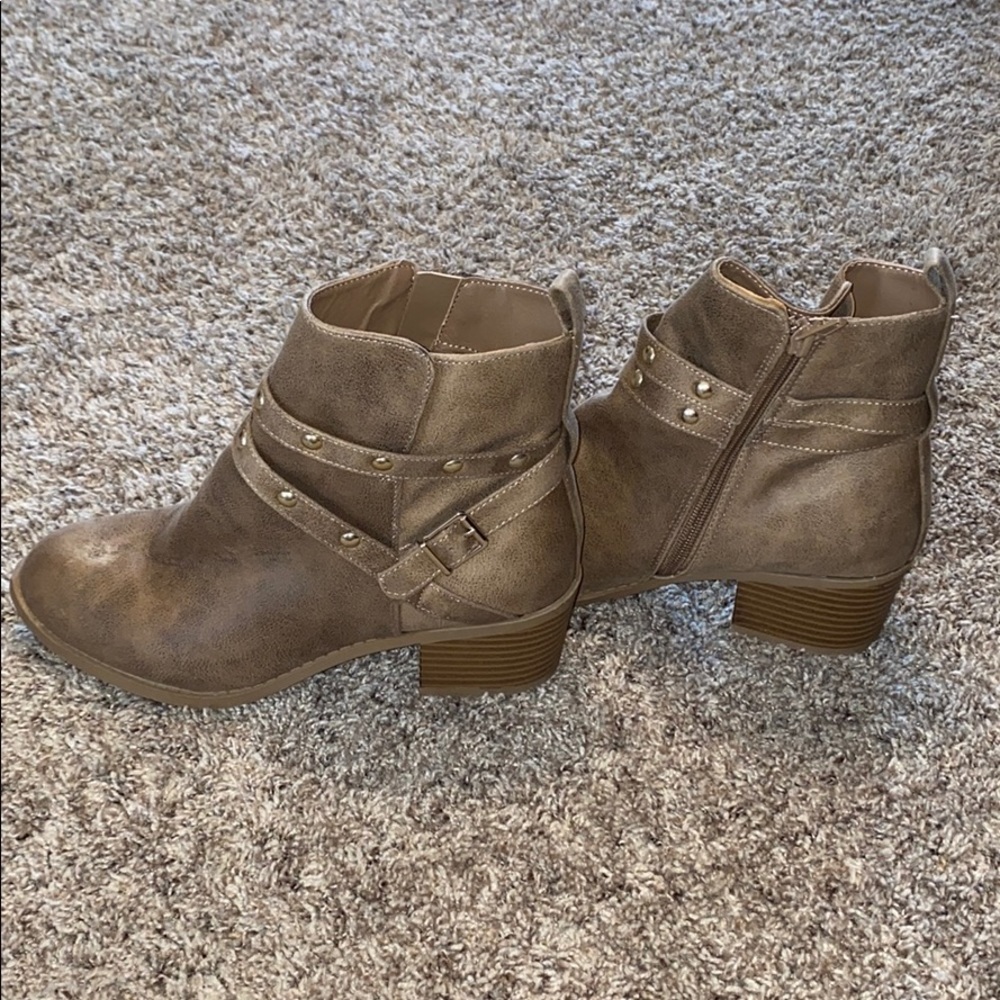 Tan Booties - Picture 2 of 4